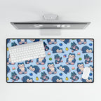 Snorlax and Munchlax Pokemon Desk Mat