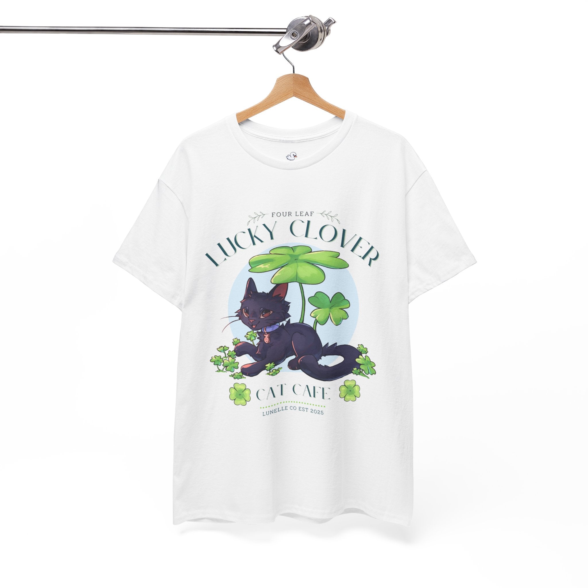 Lucky Clover Cat Cafe T-Shirt