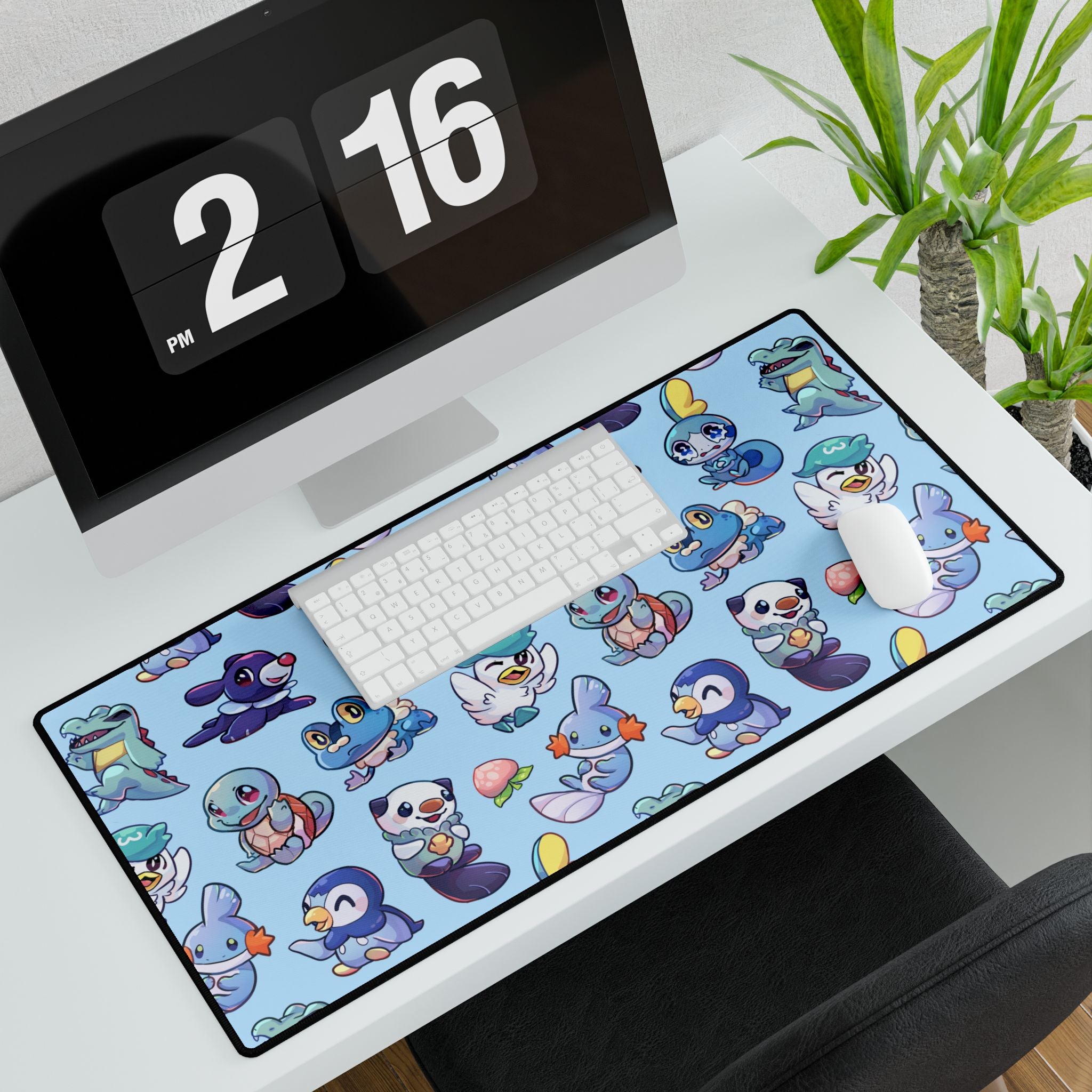 Water Starter Pokemon Desk Mat