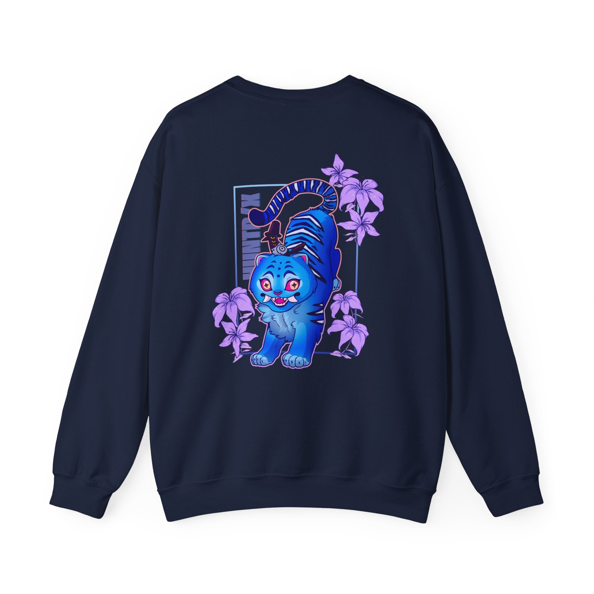 Kpop Demon Hunters Derpy Tiger Unisex Sweatshirt, Double Side Print