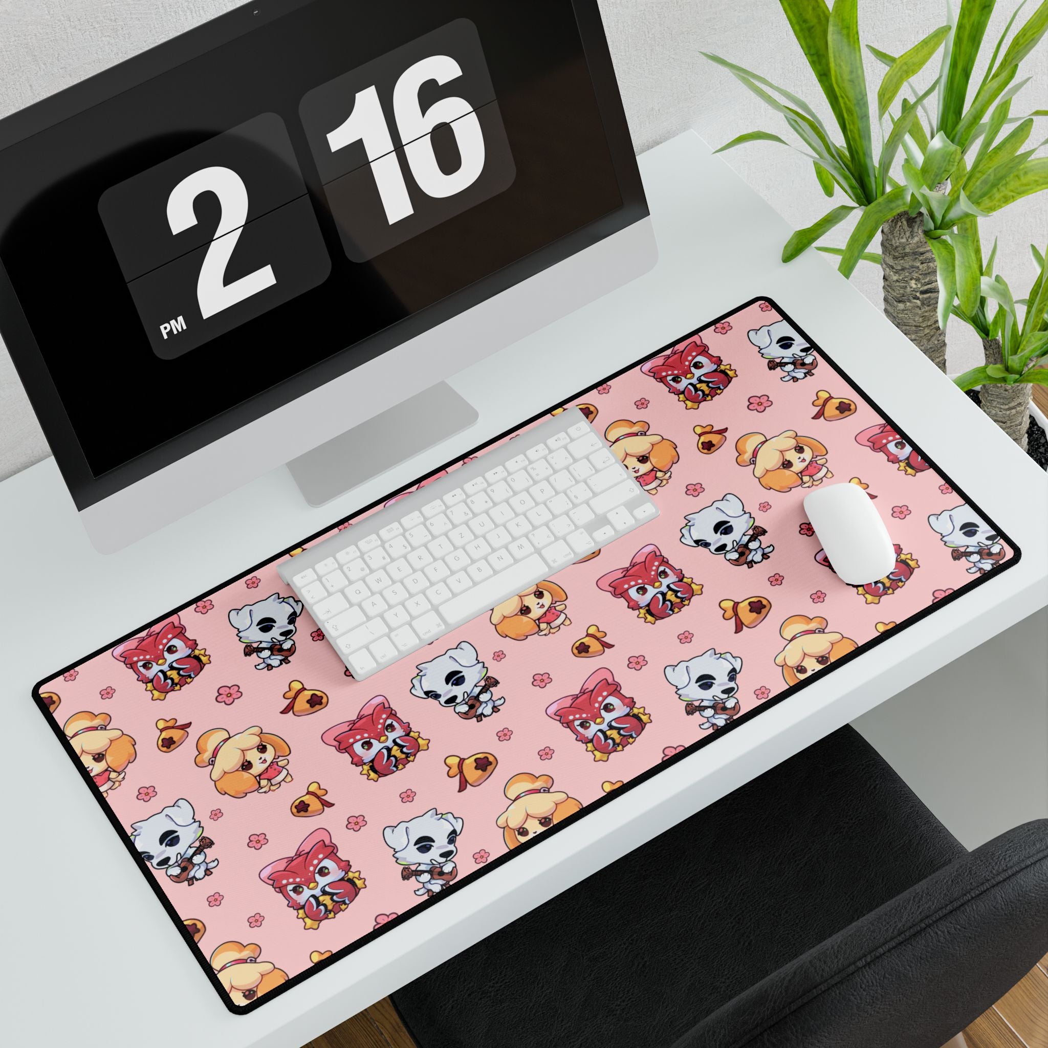Isabelle and Friends Animal Crossing Desk Mat