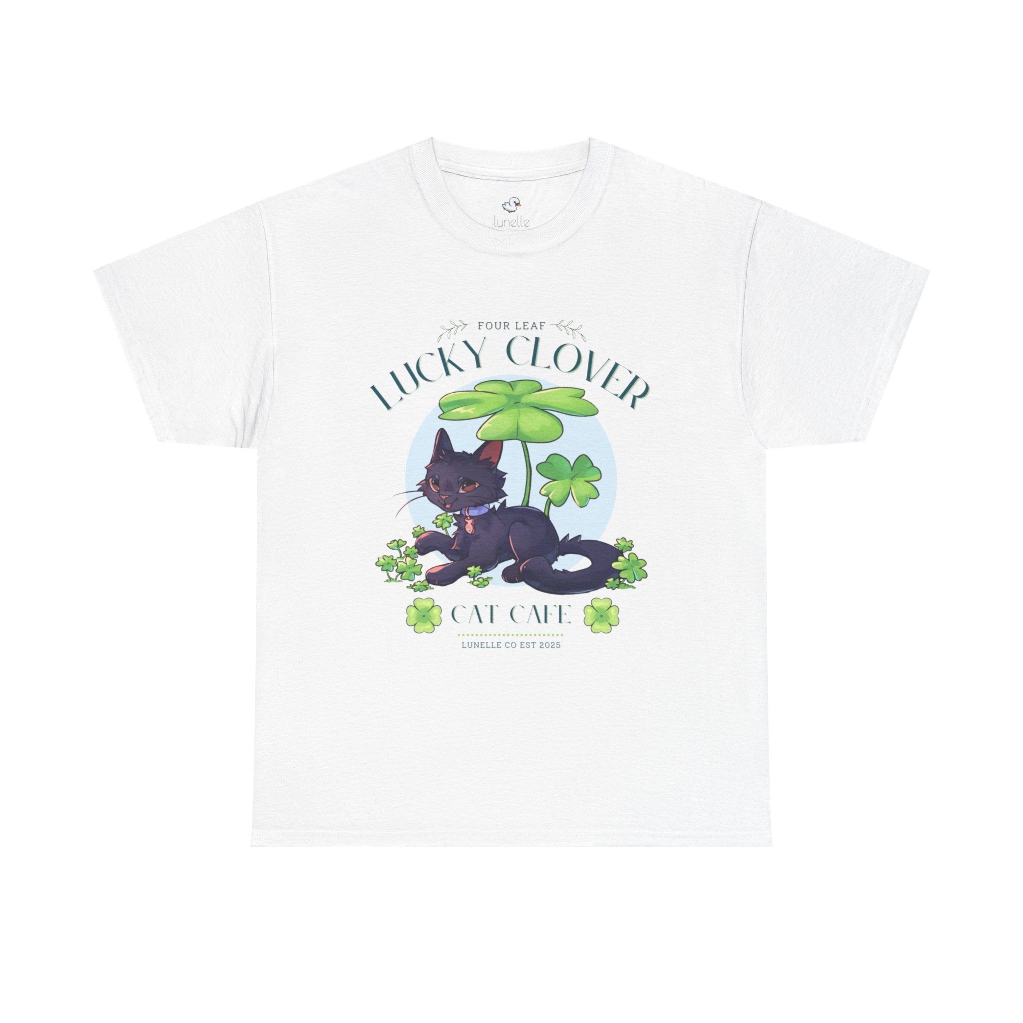 Lucky Clover Cat Cafe T-Shirt
