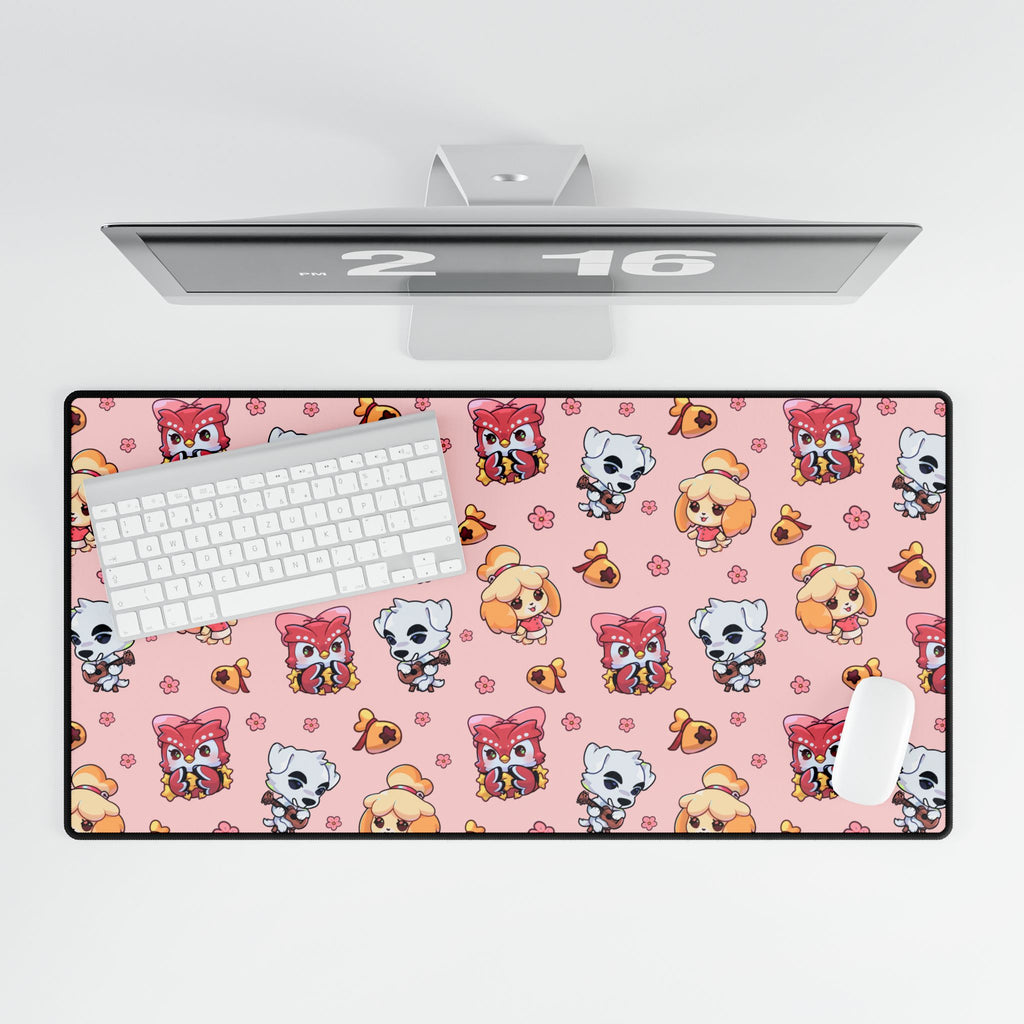 Isabelle and Friends Animal Crossing Desk Mat