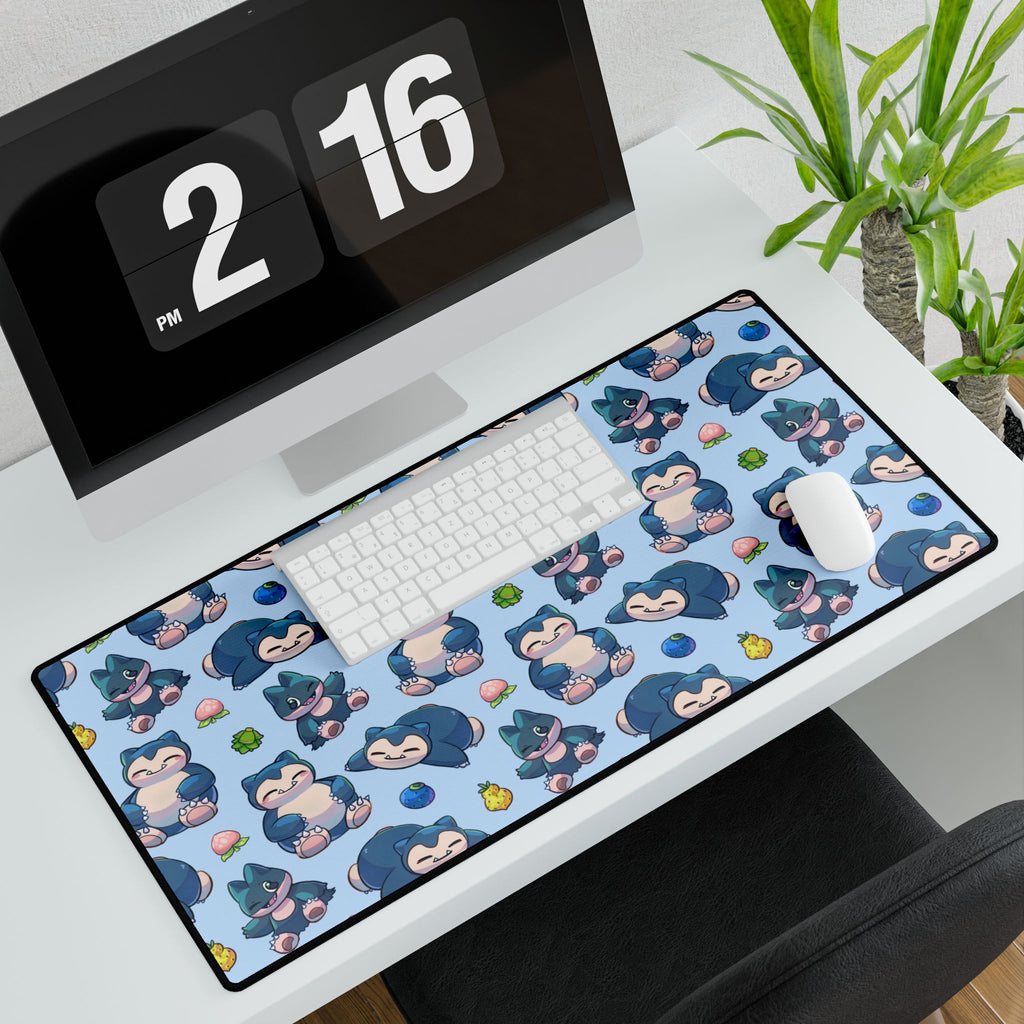 Snorlax and Munchlax Pokemon Desk Mat