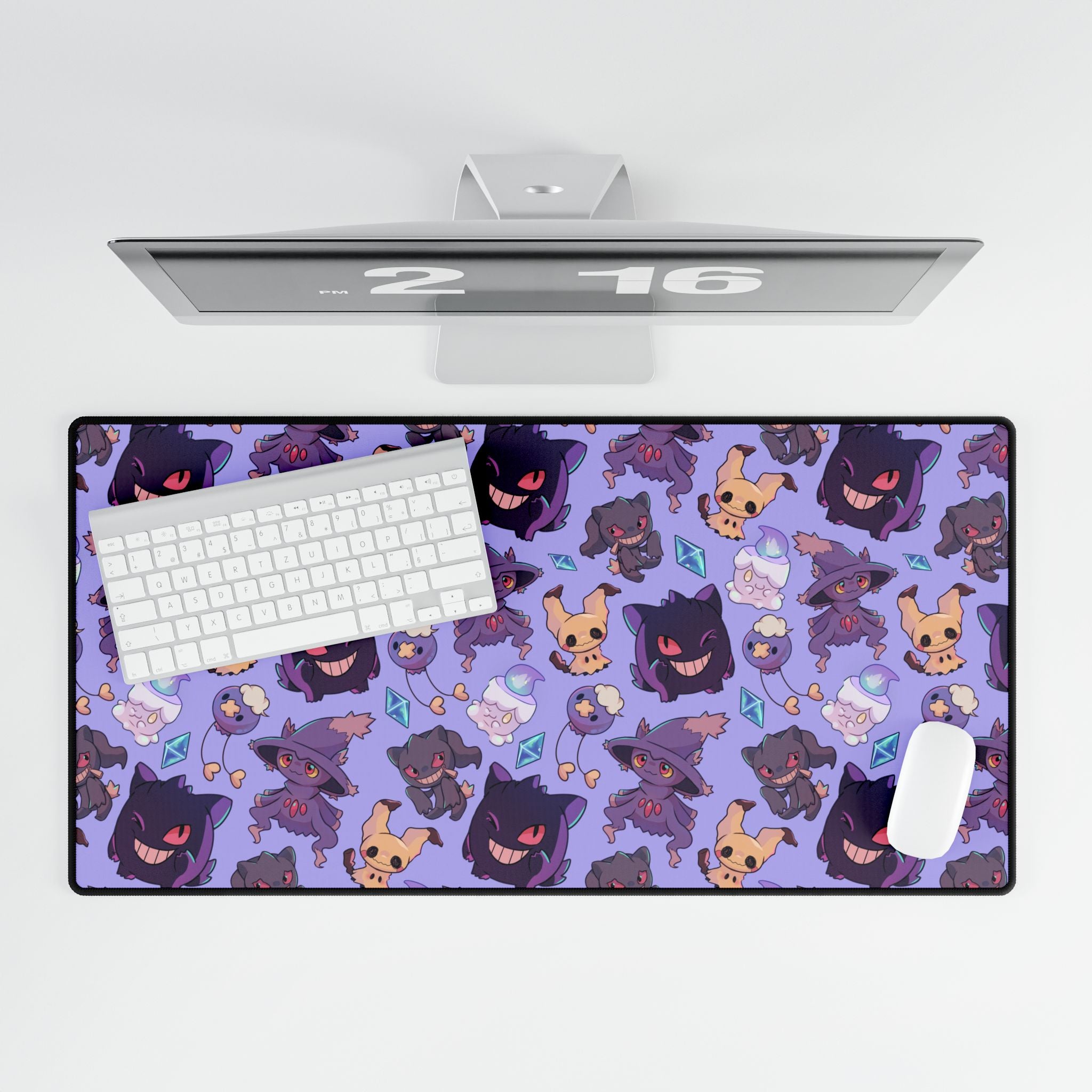 Gengar and Friends Ghost Pokemon Desk Mat