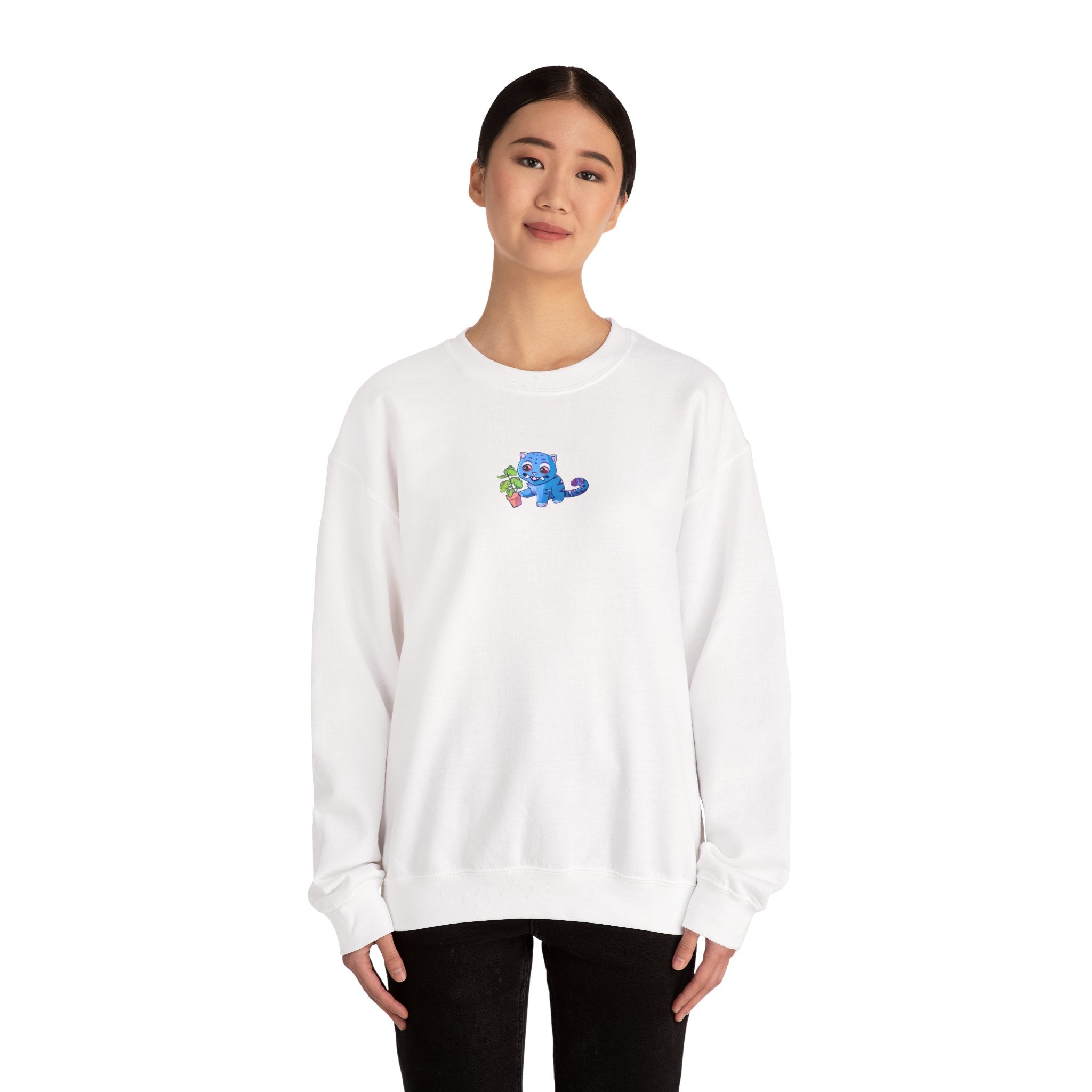 Kpop Demon Hunters Derpy Tiger Unisex Sweatshirt, Double Side Print