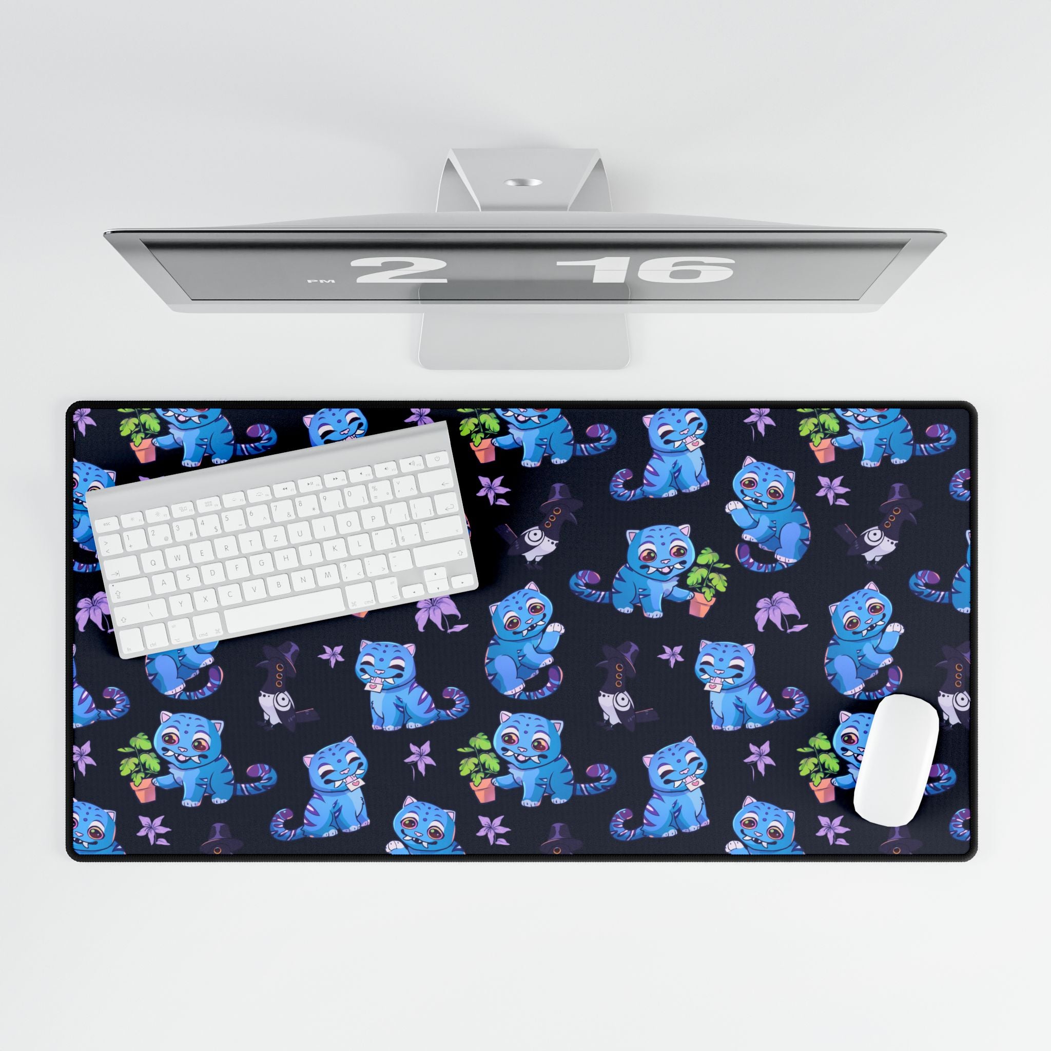 Kpop Demon Hunters Derpy Tiger Desk Mat