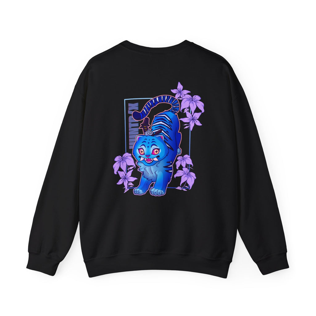 Kpop Demon Hunters Derpy Tiger Unisex Sweatshirt, Double Side Print